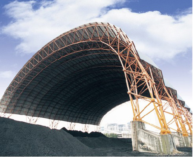 泸州发电厂干煤棚网架